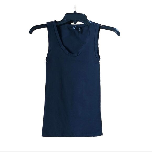 THEORY Len Tubular Tank Top - One Size - Picture 1 of 9